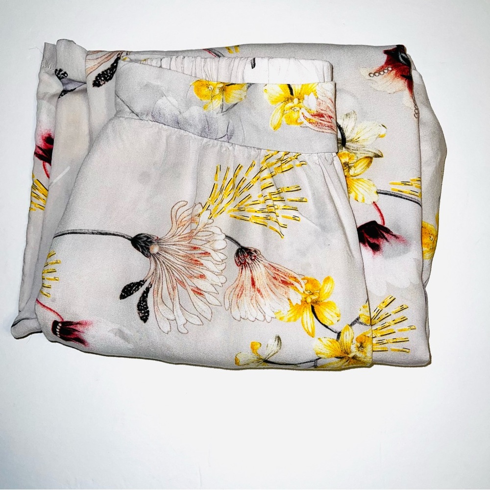 Jaase Juliette Bombay Wide Leg Floral Multicolor Pants Sz XS - Picture 10 of 10